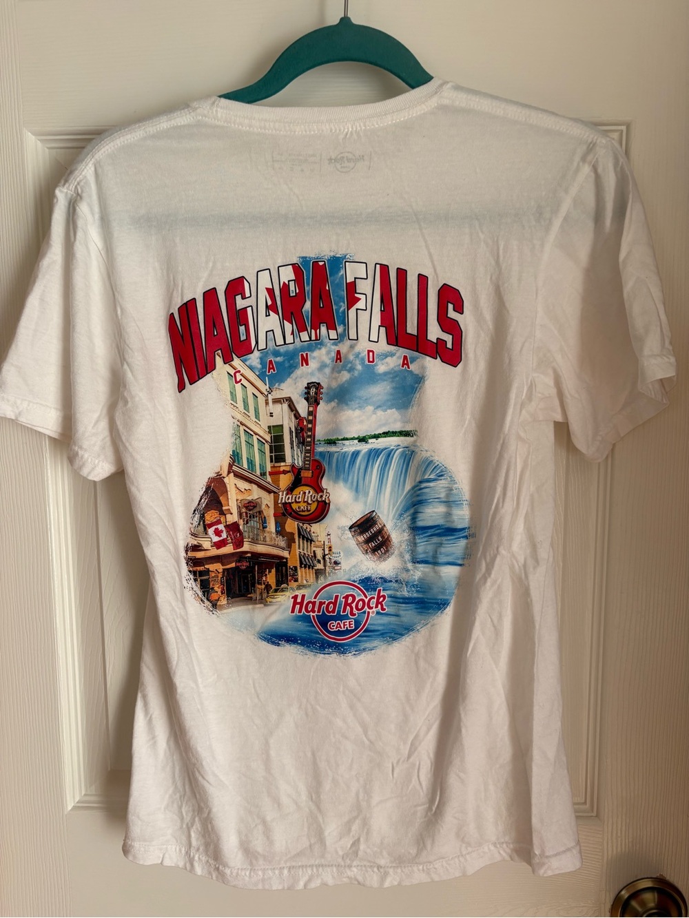 Hard Rock Cafe Niagara Falls Canada Graphic Tee White S